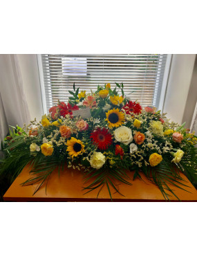 3/4ft  Mixed Coffin  Spray