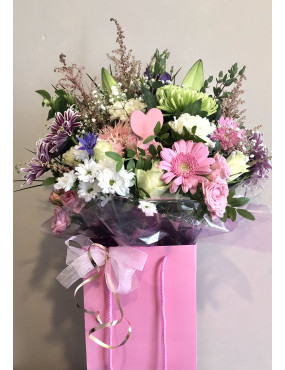 Flowers in a bag