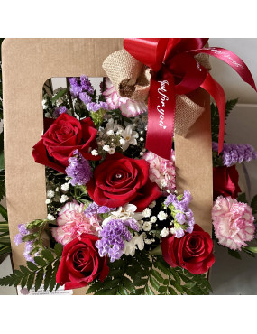 Fresh flower living card