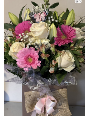 Aqua luxury flowers bags