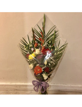 Funeral cut flower bouquet